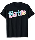 Amazon.com: Barbie - 90'S Barbie - Logo T-Shirt : Clothing, Shoes
